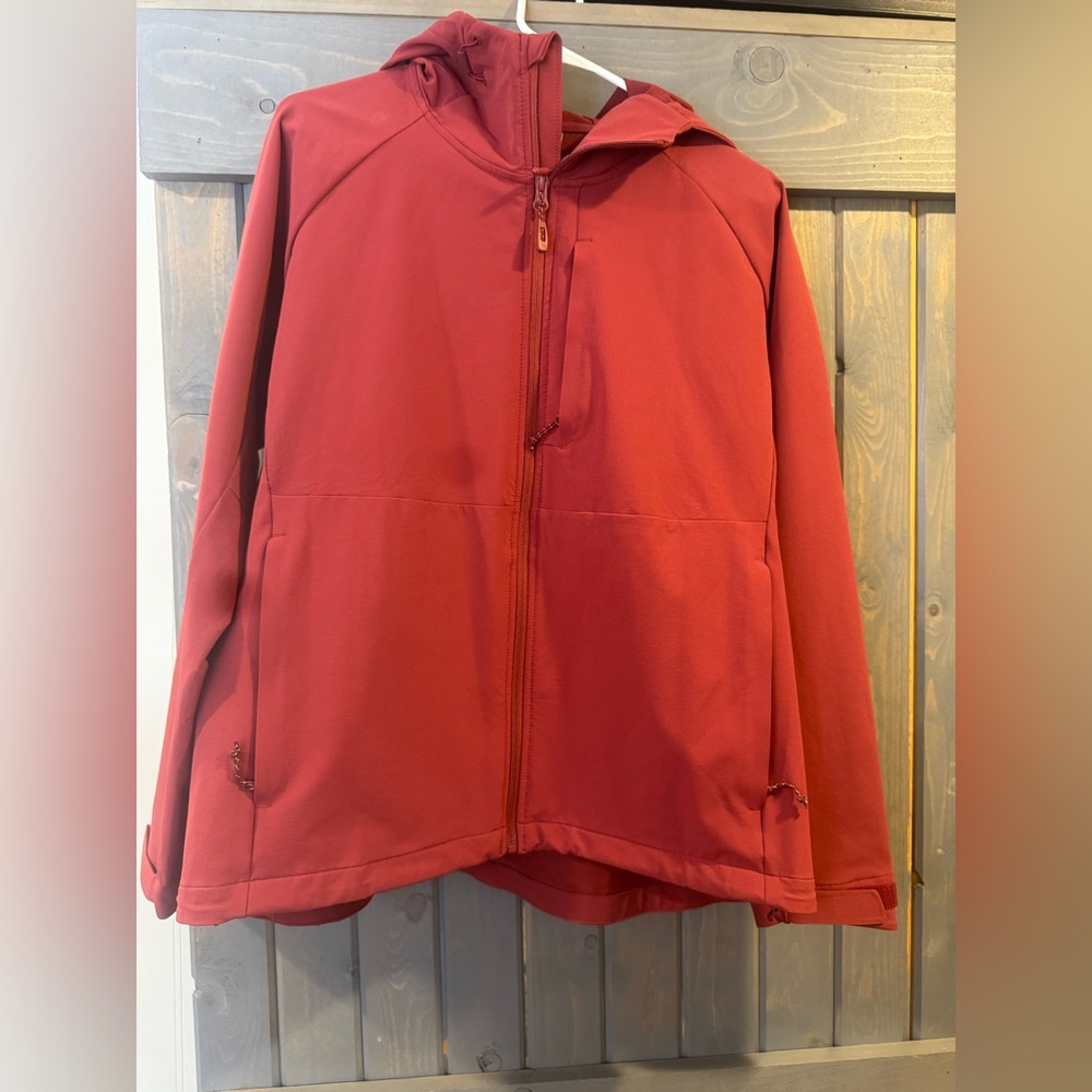Red soft shell Jacket